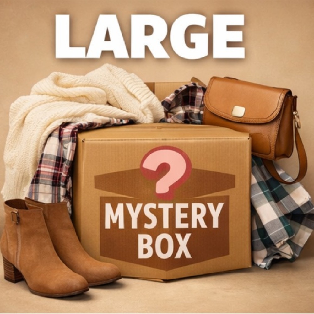 Women’s Size Large Mystery Box 📦 5 Piece Clothing Bundle | Stylish Surprise Haul